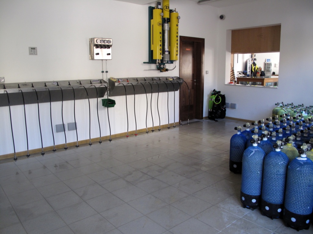 Luft- und Nitrox Fllstation